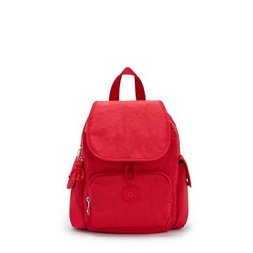 Kipling City Pack Mini Ryggsekk Rød | NO 1728SG